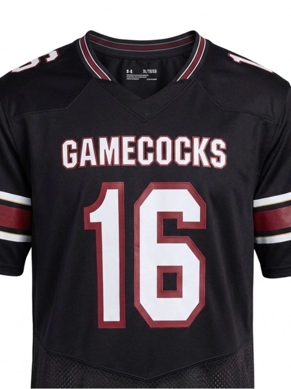 Under Armour Black and Maroon Gamecocks #16 Football Jersey QB LaNorris Sellers🔥